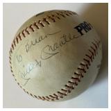 Mickey Mantle Signed Baseball With Full JSA Letter of Authentication