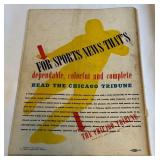 1939 All-Star Football Game Official Program College All-Americans vs. New York Giants at Soldiers