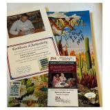 Larry Brown Signed Super Bowl XXX Official Program with JSA COA