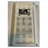1994 NBA All-Star Game VIP Ticket - Encased Minneapolis, MN Target Center