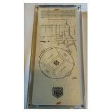 Super Bowl XXV Ticket 1991 Encased Washington Redskins vs. Buffalo Bills Football