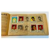 1961 Topps Stamp Album With Stars - Mickey Mantle,  Hank Aaron, Willie Mays, Brooks Robinson,  Yastrzemski,  Kaline, Maris,  Berra,  Ford, Koufax, Drysdale, Spahn, Matthews, Musial