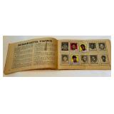 1961 Topps Stamp Album With Stars - Mickey Mantle,  Hank Aaron, Willie Mays, Brooks Robinson,  Yastrzemski,  Kaline, Maris,  Berra,  Ford, Koufax, Drysdale, Spahn, Matthews, Musial