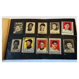 1961 Topps Stamp Album With Stars - Mickey Mantle,  Hank Aaron, Willie Mays, Brooks Robinson,  Yastrzemski,  Kaline, Maris,  Berra,  Ford, Koufax, Drysdale, Spahn, Matthews, Musial