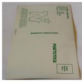 Neal Broten Signed Team Post Card Vintage Minnesota North Stara Hockey