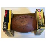 Jim Marshall and Bob Lurtsema Signed Wilson Official NFL Football Minnesota Vikings