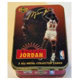 Michael Jordan 5 All-Metal Collector Card Set Upper Deck 1996 Basketball