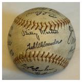1962 Minnesota Twins Baseball Team Facsimile Signed Stamped Ball