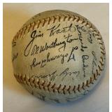 1962 Minnesota Twins Baseball Team Facsimile Signed Stamped Ball