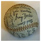 1962 Minnesota Twins Baseball Team Facsimile Signed Stamped Ball