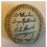 1962 Minnesota Twins Baseball Team Facsimile Signed Stamped Ball
