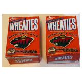 (2) Minnesota Wild Inaugural Season Hockey Mini Wheaties Boxes