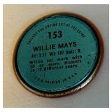 Willie Mays 1971 Topps Coin #173 Vintage Baseball