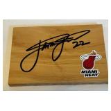 James Jones Signed Miami Heat Hardwood Piece With COA Basketball