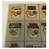 (25) Super Bowl Championship Pin Set I through XXV Football