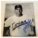 Julio Becquer Signed 8x10" Photo Minnesota Twins Baseball