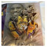 (2) Kobe Bryant, Michael Jordan, LeBron James 3-D Holograms Photos 11.5x15.5" Basketball