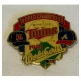 Minnesoa Twins 1991 World Champions Vintage Pin Baseball