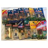 (13) Headline Mini Sports Figures - Football, Baseball, Basketball, and Hockey Stars