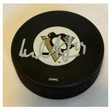 Milan Kraft Signed Pittsburgh Penguines Official NHL Hockey Puck