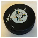 Alexei Smirnov Signed Anaheim Mighty Ducks NHL Official Hockey Puck