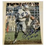 Don Perkins Signed 8x10" Photo Inscribed "61 NFL ROY" With Tri-Star COA