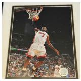 LeBron James NBA Basketball Photo Framed and Matted 15x13"