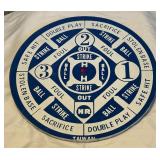 Norman Green Vintage Dunlop Dart Board 17" Minnesota North Stars Hockey