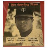 Rod Carew 1969 Sporting News Baseball Cover Framed and Matted 14.5x19" Piece Vintage Minnesota Twins Baseball