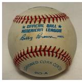 Mark McGwire Signed Baseball Rawlings OALB Brown Ball
