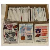 (34) Packs Coca Cola Collegiate Collection Cards - Alabama, Auburn, North Carolina, Arizona State, NC State