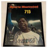 Hank Aaron 1974 Sports Illustrated Cover In Frame