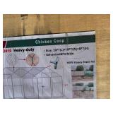 Chicken Coop - Galvanized & Portable 20FT(L)x10FT(W)x8FT(H) K2010