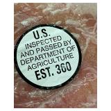 Vacuum Sealed Pork Belly 8 lbs 14.9 oz