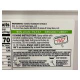 E - Lot of 2 Jennie-O 93% Lean Ground Turkey 3 lb Packs