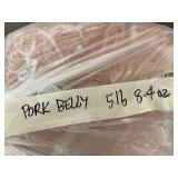 Frozen Pork Belly Slab 5 lb 8.4 oz