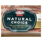 Hormel Natural Choice Original Thick Cut Uncured Bacon 1 lb Each, 2 Pack