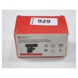 DARTWOOD 2K QHD USB Webcam with Built-in Microphone and Lens Cover (Black)