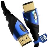 Monster 8ft. 8K Ultra High-Speed HDMI 2.1 Cable 48Gbps with eARC, Certified 8K @60Hz, 4K@120Hz