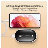 DARTWOOD Rechargeable Portable Fast Heating 5200mAh Electric Hand Warmers / Warm Pocket and Power Bank