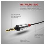 Monster Aux Cord Cassette Adapter 800 - iCarPlay for Car Tape Deck, Auxiliary To Dashboard, MP3 Player, iPod and iPhone - 3 ft Black Cable