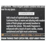 NEW Essenza Soy Wax Blend Scented +Essential Oils Luxury Glass Candle Set, 3 pk, 9oz