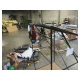 Welded Black Metal Frame Built to Fit Onto Pallets with Angled Roof - Perfect for Projects