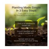 NEW Hit List Purple Top Turnips Seed for 1 Acre Seed Plot Coverage - 6 lb Bag