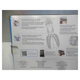 NEW Oceanic Adult Snorkeling Set - L/XL - White/Gray/Orange