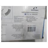 NEW Oceanic Adult Snorkeling Set - L/XL - White/Gray/Orange