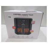 NEW Chefman TurboFry Touch 6-Quart Air Fryer, Includes 4 Cooking Presets - Black