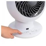 Woozoo 5-Speed Globe Fan with Remote - White - Tested Working