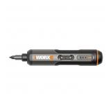 NEW Worx 4V 3-Speed Cordless Screwdriver with 36 Piece Accessory Kit and Case