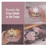 NEW Bentgo All-in-One Tinted Glass Salad Container - Blush Pink